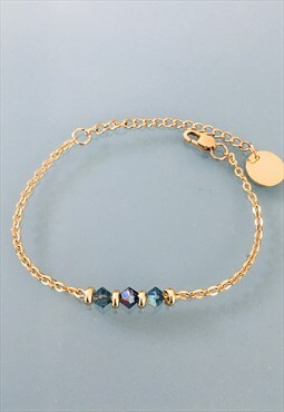 Women's gourmet bracelet with Swarovski stones, women's gift