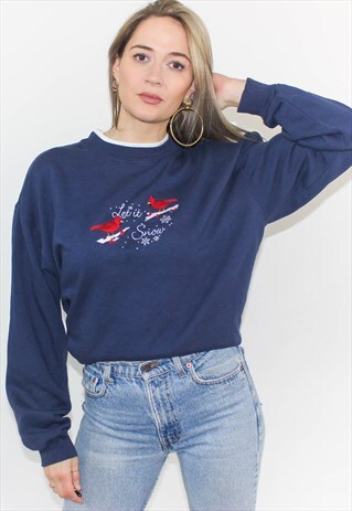 VINTAGE 90'S LET IT SNOW CHRISTMAS SWEATSHIRT