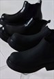 MEN'S GLOSSY RAISED CHELSEA BOOTS AW VOL.2
