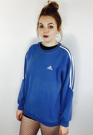 ADIDAS BLUE SWEATSHIRT