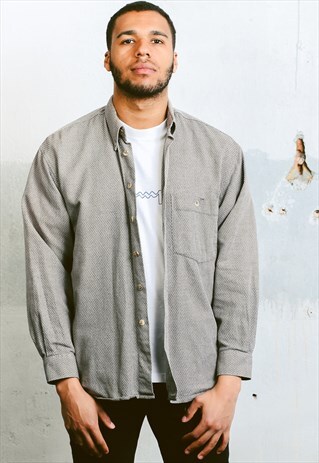 VINTAGE GREY MINIMALIST SHIRT