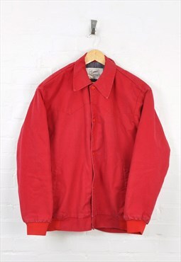 Vintage Boone Industries Workwear Sante Fe Jacket Red Large