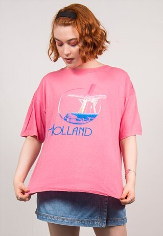VINTAGE 90'S HOLLAND TOURIST T-SHIRT