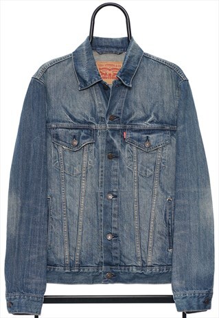 VINTAGE LEVIS TRUCKER STYLE DENIM JACKET WOMENS