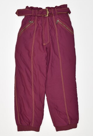 VINTAGE 90' S SKI TROUSERS MAROON