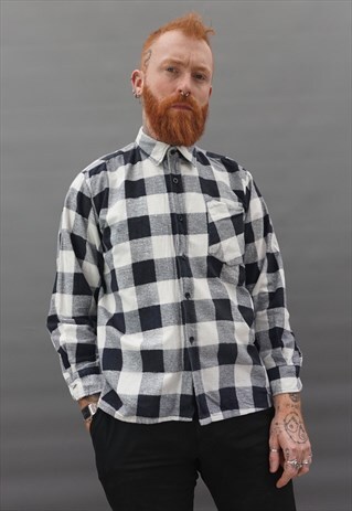 VINTAGE 1990S CHECK FLANNEL SHIRT