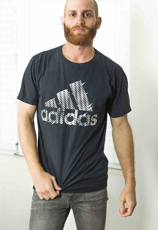 VINTAGE ADIDAS T-SHIRT LOGO 90S M 5.4