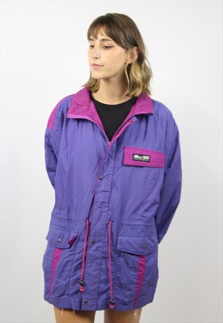 VINTAGE 90'S PURPLE LONG JACKET