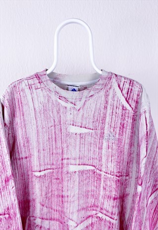 VINTAGE ADIDAS SWEATSHIRT TIE DYE SPELL OUT MEDIUM