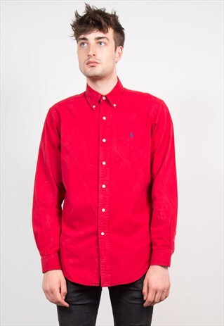 VINTAGE RALPH LAUREN RED SHIRT
