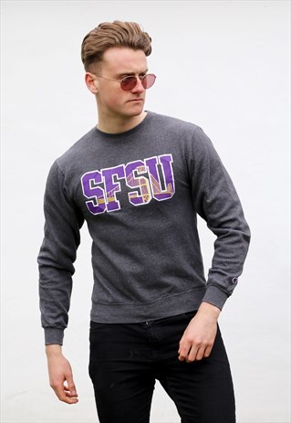 CHAMPION USA MINIMALIST SAN FRAN SU VINTAGE SWEATSHIRT