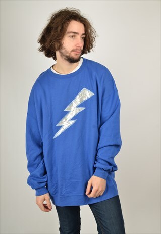 VINTAGE CHAMPION SWEATSHIRT IN BLUE