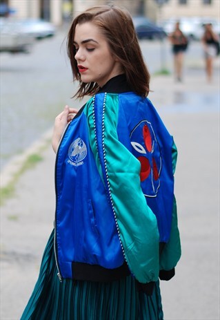 CONTRAST BOMBER JACKET