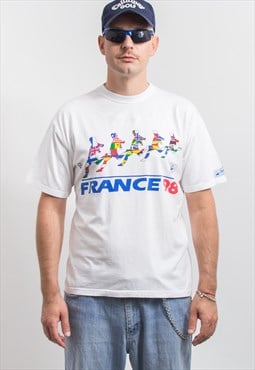 FRANCE 98 t-shirt vintage World Cup Mundial men size M