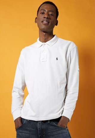 WHITE RALPH LAUREN POLO SPORT SHIRT