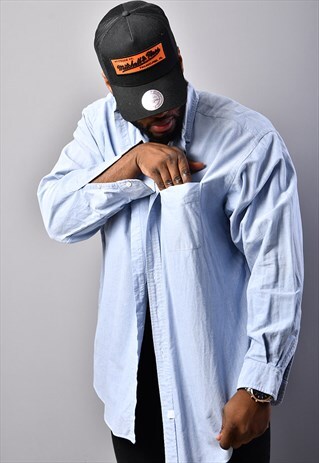 BLUE RALPH LAUREN SHIRT RL8204