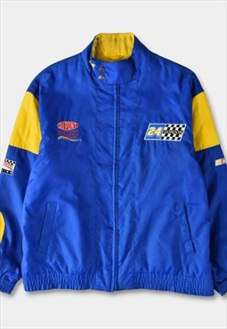 (L) 1990's Vintage Jeff Gordon Nascar Jacket Full Zip Logo