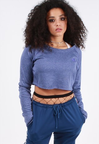 VINTAGE ADIDAS CROPPED SWEATSHIRT