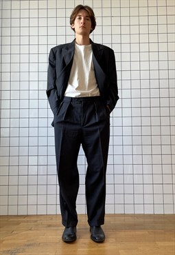 Vintage DIOR Suit Double Breasted Jacket Pants Trousers 80s