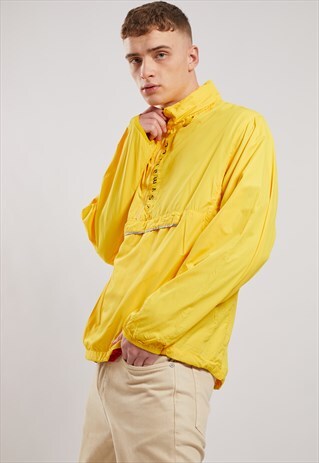 VINTAGE 1/4 ZIP WINDBREAKER JACKET