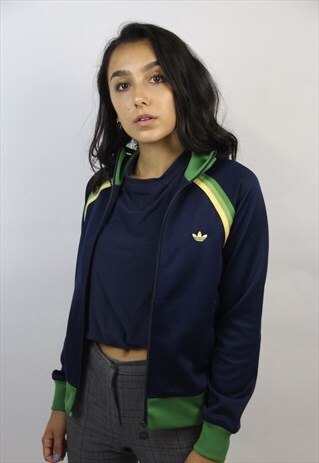 VINTAGE ADIDAS 90'S PATTERN SPORTS JACKET