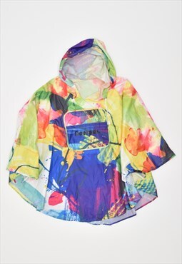 Vintage 00' Y2K Desigual Short Sleeve Poncho Rain Coat Multi