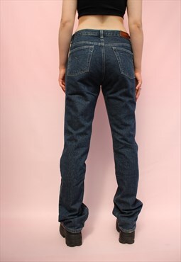 Y2k Calvin Klein mid rise bootcut jeans w rhinestones tall