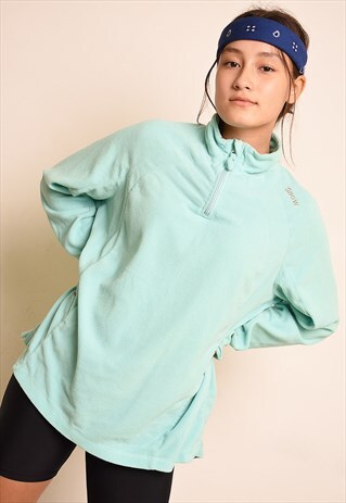 Y2K RETRO ATHLEISURE SPORTS PASTEL FLEECE SWEATSHIRT JUMPER