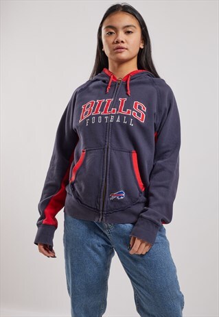 VINTAGE REEBOK BUFFALO BILLS ZIP-UP HOODIE