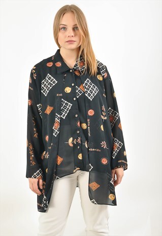 VINTAGE 80S FESTIVAL BLOUSE