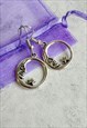 CELESTIAL CONTINUOUS MOON EARRINGS