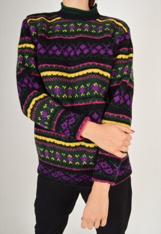 VINTAGE BENETTON WOOL JUMPER MADE IN ITALY (2736)