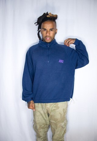 BLUE NIKE VINTAGE SWEATSHIRT