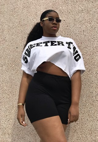 SWEETER TING CROP T-SHIRT
