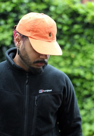 VINTAGE RALPH LAUREN POLO ORANGE CAP