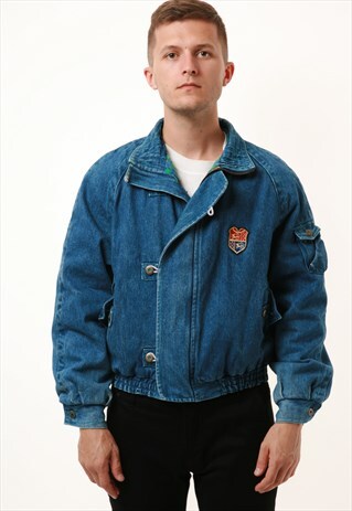 90S VINTAGE MANOR LINED DENIM JACKET 15839