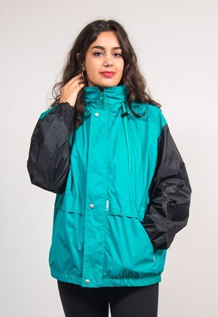 90's Vintage Green K-Way Cagoule Jacket | The Vintage Scene | ASOS ...