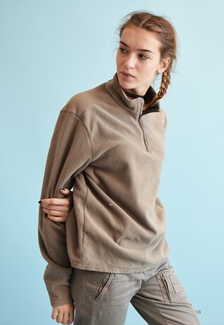 Y2K ATHLEISURE SPORTS FLEECE JUMPER SWEATSHIRT