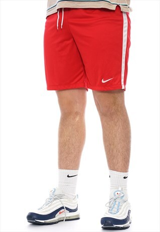 Vintage Nike Red Sports Shorts Mens