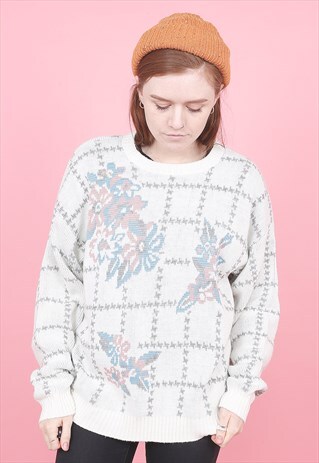 VINTAGE FLORAL PATTERNED JUMPER /R6296