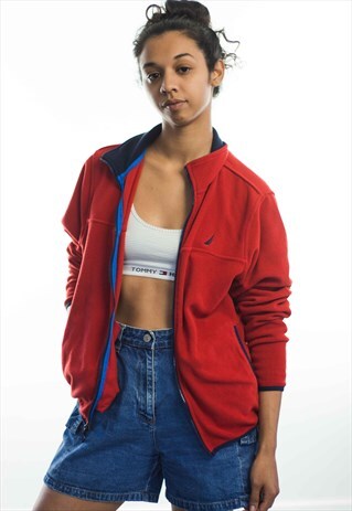 VINTAGE NAUTICA LOGO JACKET 90S L 11.6