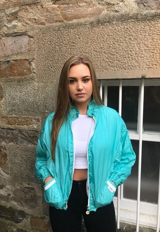 VINTAGE UNISEX RETRO FESTIVAL WINDBREAKER SHELL JACKET