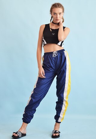 90'S RETRO SPORTS TRACKSUIT TROUSERS BOTTOMS