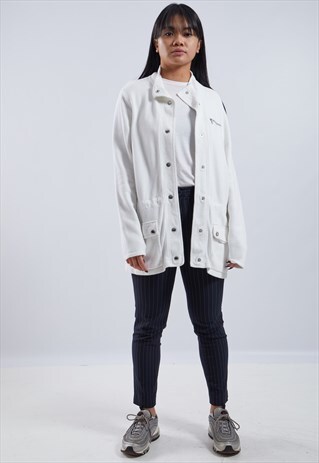 VINTAGE RALPH LAUREN BUTTON-UP JUMPER