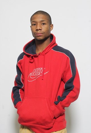 VINTAGE NIKE HOODIE RED
