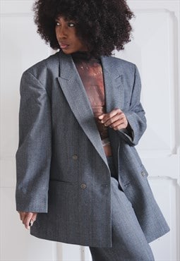 Vintage checked suit