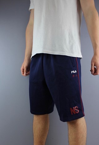 VINTAGE PUMA SHORTS IN BLACK WITH POCKETS AND EMBROIDERED LO