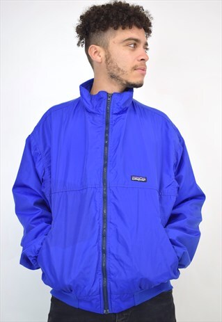 VINTAGE 90S PATAGONIA VIBRANT BLUE JACKET