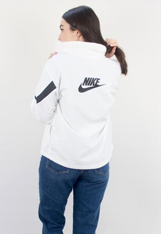 90'S RETRO BLACK & WHITE TRACK JACKET