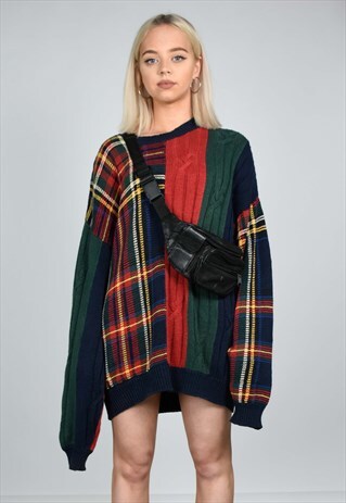 VINTAGE NAUTICA OVERSIZED LUMBER JACK SWEATER